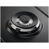 Electrolux Plita incorporabila Electrolux, Gaz, 4 arzatoare, Wok, Aprindere electica integrata, Gratare fonta, 60 cm, Negru