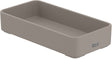 Roca Recipient accesorii Roca, Gama Onda, pe blat, 75x151x30, plastic, sand