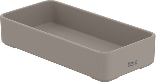 Roca Recipient accesorii Roca, Gama Onda, pe blat, 75x151x30, plastic, sand