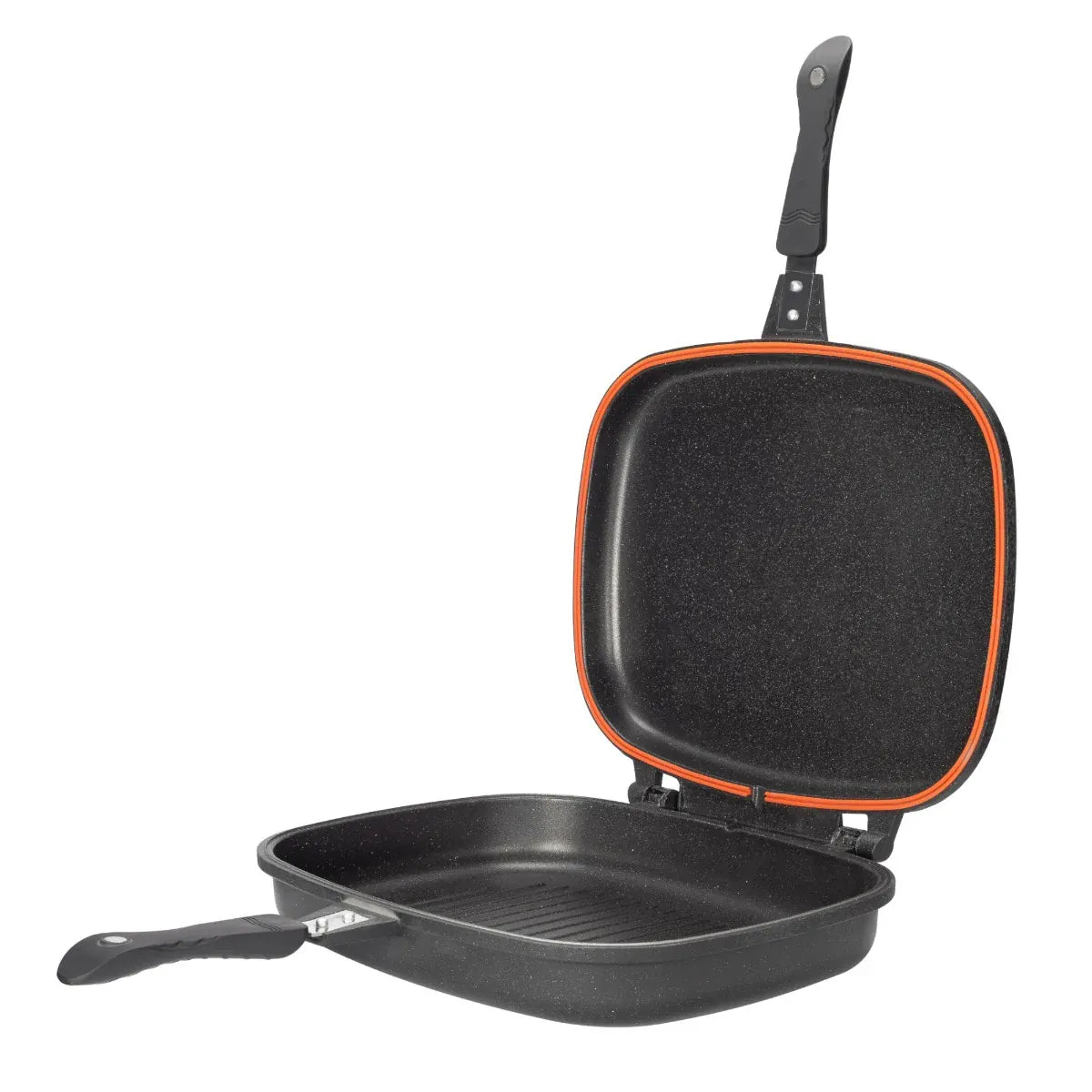 NeoKlein Tigaie Grill Dublu NeoKlein NK-IDGR36 | 36cm, Inductie, Negru