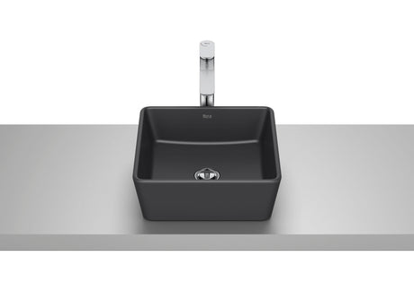 Roca Lavoar Lavoar Roca Optica A327B12080 | 35x35x13 cm, Montare pe Blat, Portelan, Negru