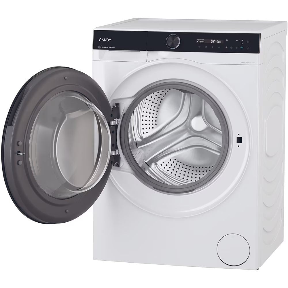 Masina de spalat rufe Candy BS 410B10-S | 10kg, 1400RPM, Motor Inverter, WiFi, Alba, 60x68x85cm