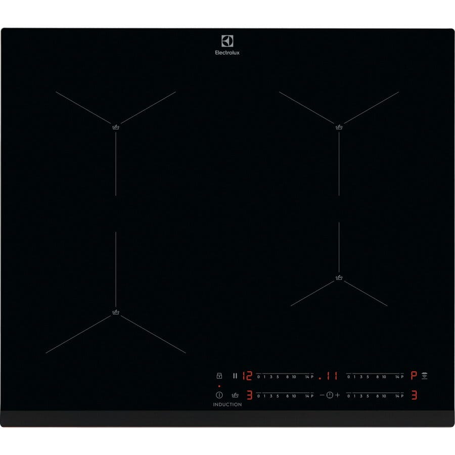 Electrolux Plita incorporabila Electrolux, Inductie, 4 zone gatit, Touch control, Conectivitate hota, 60 cm, Negru
