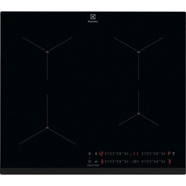 Electrolux Plita incorporabila Electrolux, Inductie, 4 zone gatit, Touch control, Conectivitate hota, 60 cm, Negru