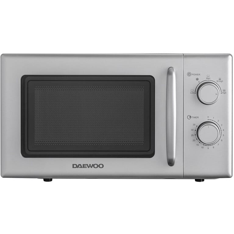 Daewoo Cuptor microunde Cuptor cu Microunde Daewoo KOR-6S20S-2 | 20L, 700W, 5 Niveluri, Silver