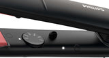 Philips Placa de par Philips StraighCare Essential, tehnologie ThermoProtect, placi cu infuzie de cheratina, Negru