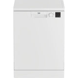 Beko Masina de spalat vase Masina de spalat vase Beko DVN06430W | 14 seturi, 6 programe, Clasa D, Auto Door Opening, Alb, 59.8x60x85cm