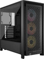 Corsair Carcasa PC Carcasa CORSAIR 4000D RS CC-9011296-WW | Mid Tower, ATX, Tempered Glass, ARGB, Negru