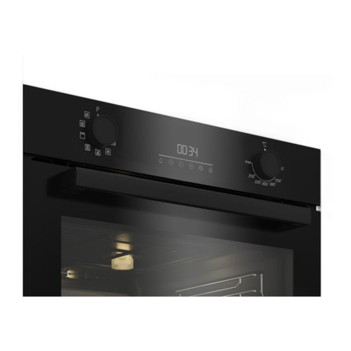 Beko Pachet built in Pachet Built In Beko BBSM17330BCS | Cuptor Electric A+, Plita Gaz, Wok, Negru