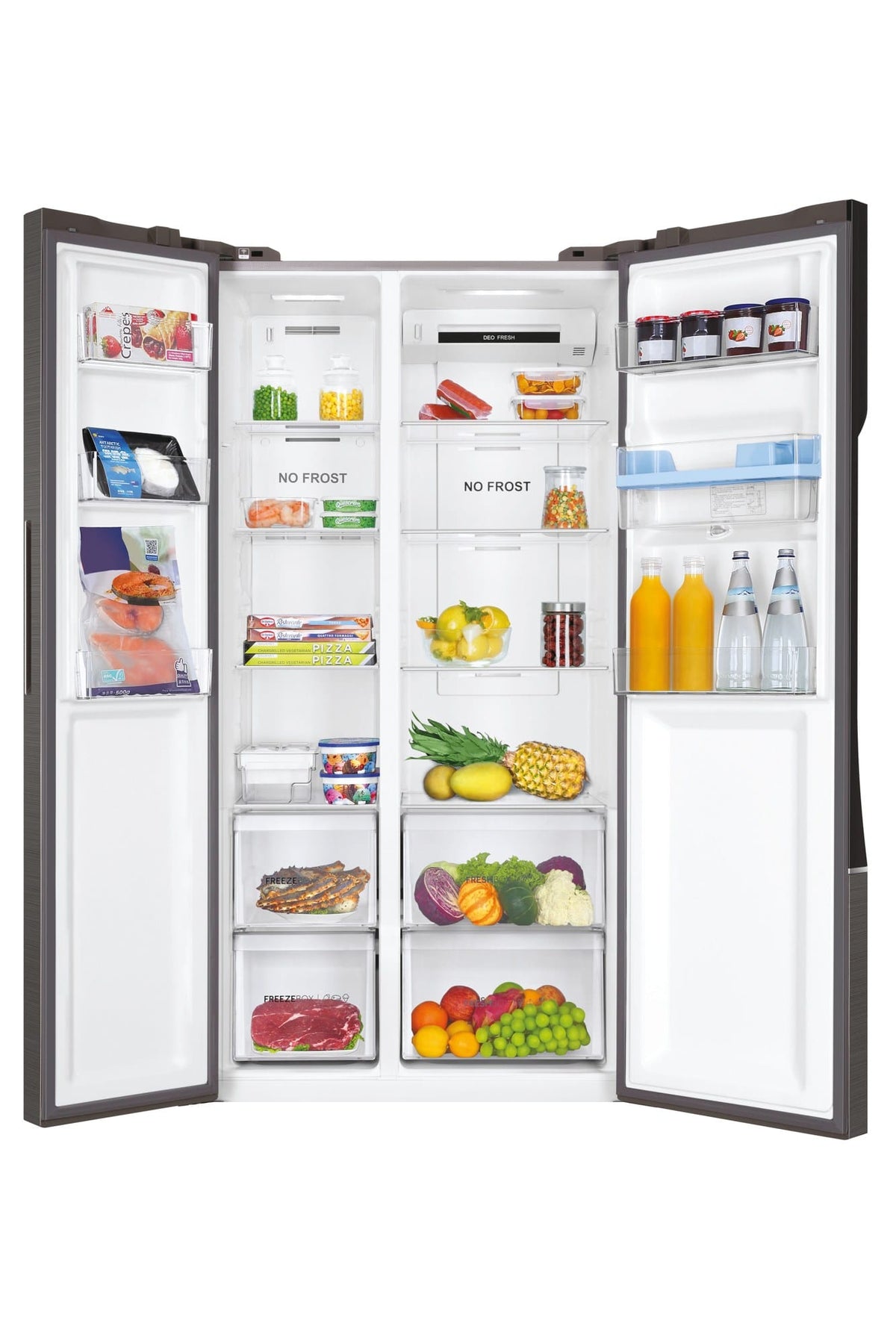 Haier Side by side Frigider Side by Side Haier HSR3918EWPG | 521 l, Total NoFrost, Multi Air Flow, Display