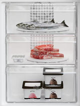 ARCTIC Combina frigorifica Combina frigorifica Arctic AK54305M40NFS | 266L, 190L frigider, 76L congelator, Clasa E, Silver, 54x57.4x181.3cm