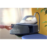 Philips Statie de Calcat PHILIPS Seria 3000, ,2400W, 350g/min, 1.4l, Talpa Ceramica, Alb-Mov