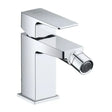 Duravit Baterie bideu Duravit, Manhattan single lever bidet mixer, monocomanda, cartus ceramic, set evacuare cu tija, crom