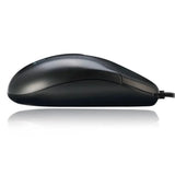 Adesso 3 Button Desktop Optical Scroll Mouse, multi surfaces, Wired, USB