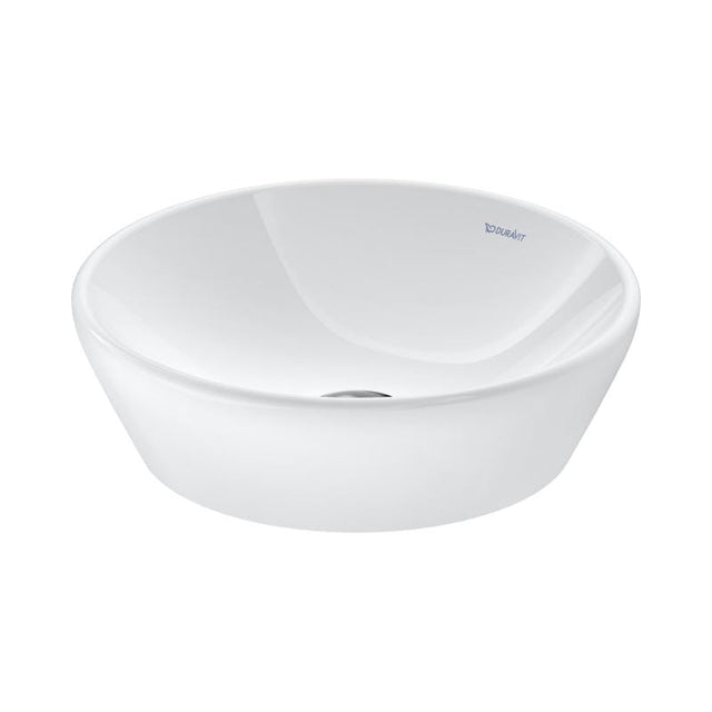 Duravit Lavoar Duravit, Washbowl 400 mm D-Neo round white,w/o.OF,w/o.TP, fix.incl., montare pe blat, o 400mm, rotund, alb