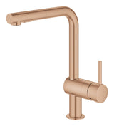 Grohe Baterie chiuveta Baterie Bucatarie Grohe 30274DA0 | Minta, Pipa Inalta, Dus Extractabil, Warm Sunset