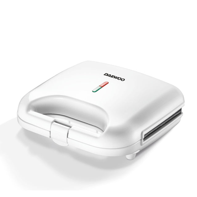Daewoo SDA Sandwich maker Sandwich Maker Daewoo DSM25W | 800W, Placi Neaderente, Termostat, Alb