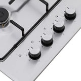 Nobeltek Plita pe gaz Plita pe gaz Nobeltek NHBG-6400IX | 4 arzatoare, inox, aprindere electrica
