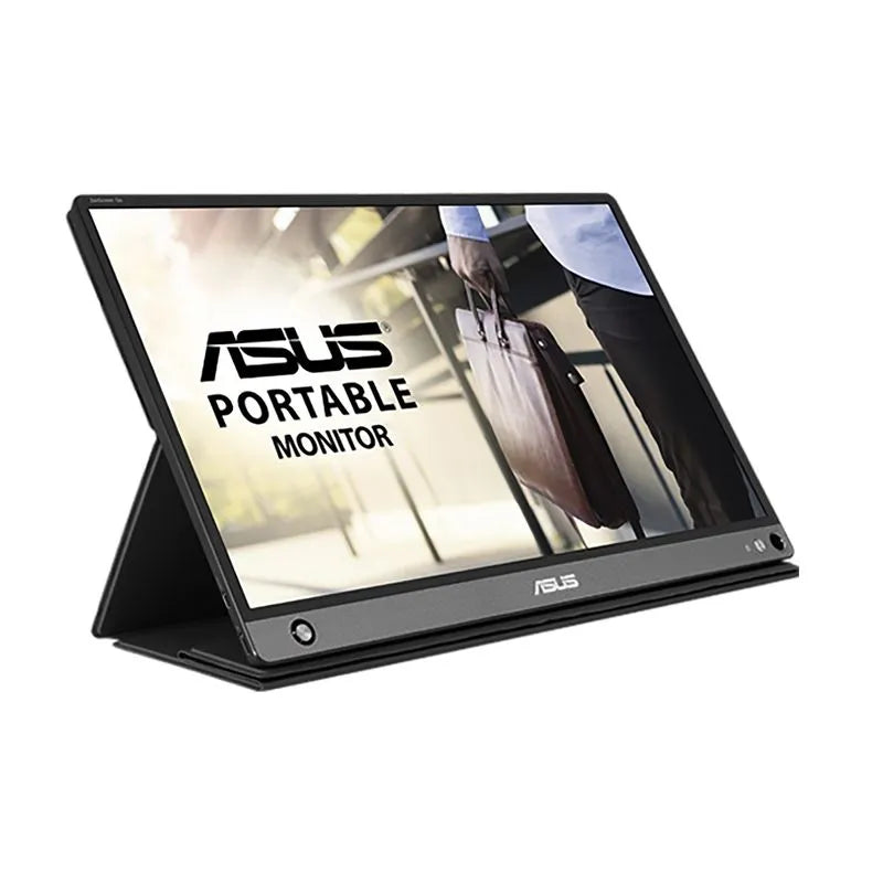 Monitor Asus Portable ZenScreen 15.6",MB16AH, IPSUSB Type-C, Micro-HDMI, Flicker Free, Full HD