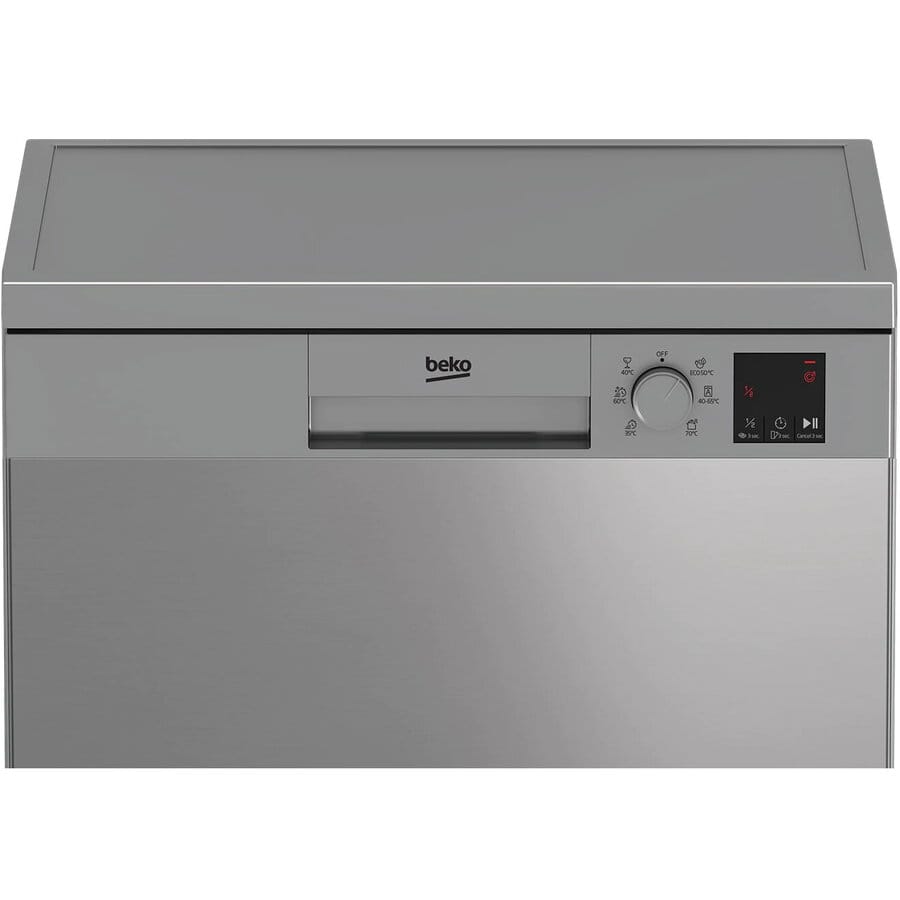Beko Masina de spalat vase Masina de spalat vase Beko DVN06430X | 14 seturi, 6 programe, Clasa D, Silver, 59.8x60x85cm