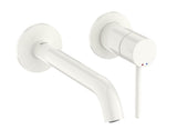 Roca Baterie lavoar Roca, Gama NU, incastrata, monocomanda, marime M, levier metalic PIN, cartus ceramic, fara set de evacuare, necesita corp instalare, glossy white, alb
