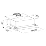 Tornado Hota decorativa Hota Tornado 96496 | 60cm, 700m3/h, Storm
