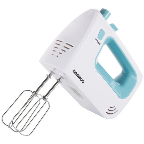 Daewoo SDA Mixer Mixer de Mana Daewoo DHM122LB | 300W, 5 Viteze, Turbo, Turcoaz