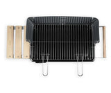 PC-Doc.ro Grill electric Gratar cu Carbuni Livoo DOC244 | 48x28cm, Otel Vopsit, Reglare Inaltime, Roti