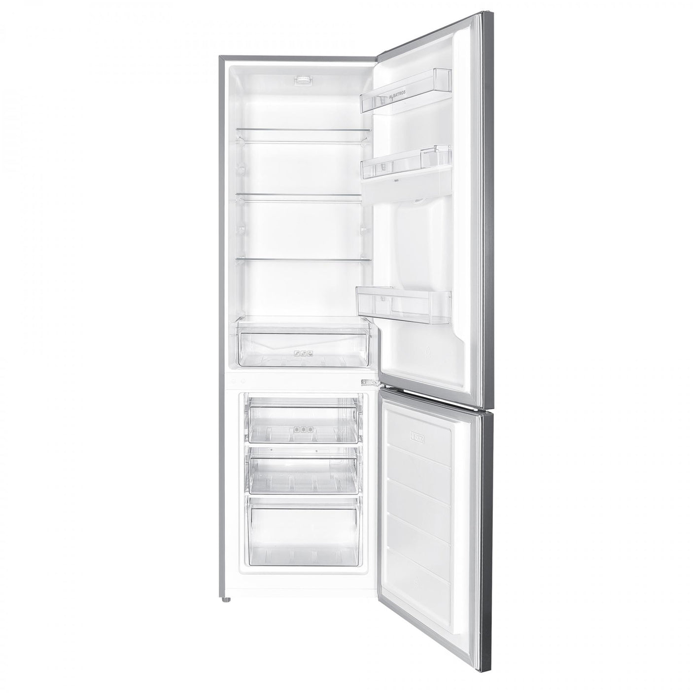 Combină frigorifică Albatros CFXD343E - capacitate brută: 278 litri