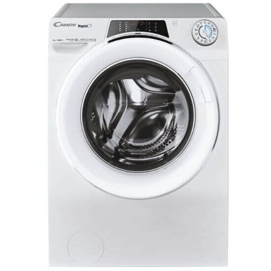 Candy Masina de spalat rufe Masina de spalat rufe Candy RO 1486DWMCT/1-S | 8kg, 1400rpm, Clasa A, Inverter, Wi-Fi, Abur, 60x53x85cm