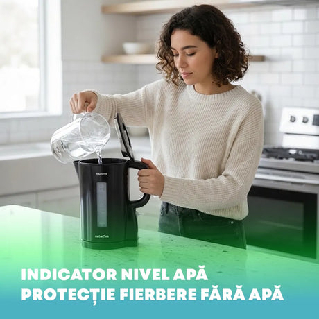 NobelTek SDA Fierbator Fierbator Electric NobelTek NKE120B | 2200W, 1.7L, Protectie Fierbere