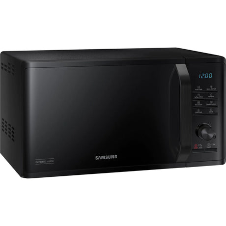 Samsung Cuptor cu microunde Samsung Solo, 23 L, 800W, Quick Defrost, interior ceramic, afisaj LED, Negru