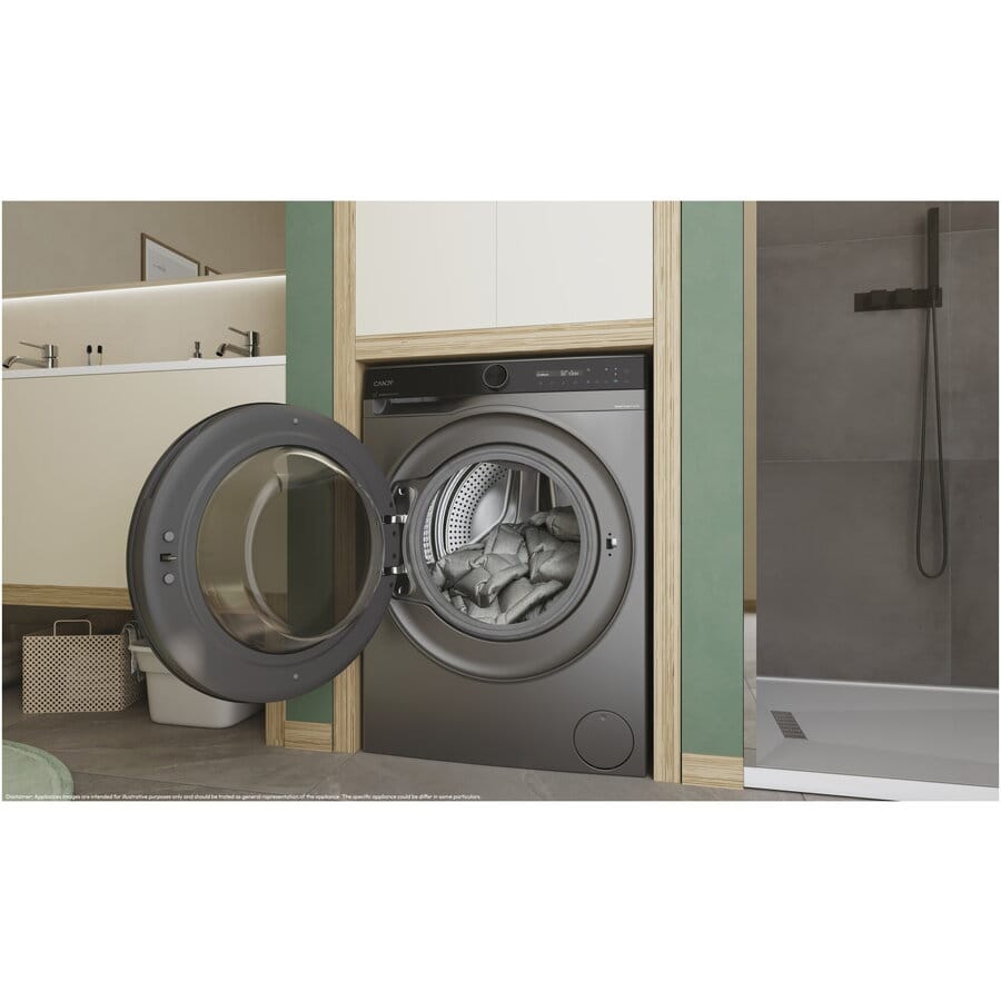 Candy Masina de spalat rufe Masina de spalat rufe Candy BS 49SB8G-S | 9kg, 1400RPM, WiFi, Antracit, 59.5x52x85cm