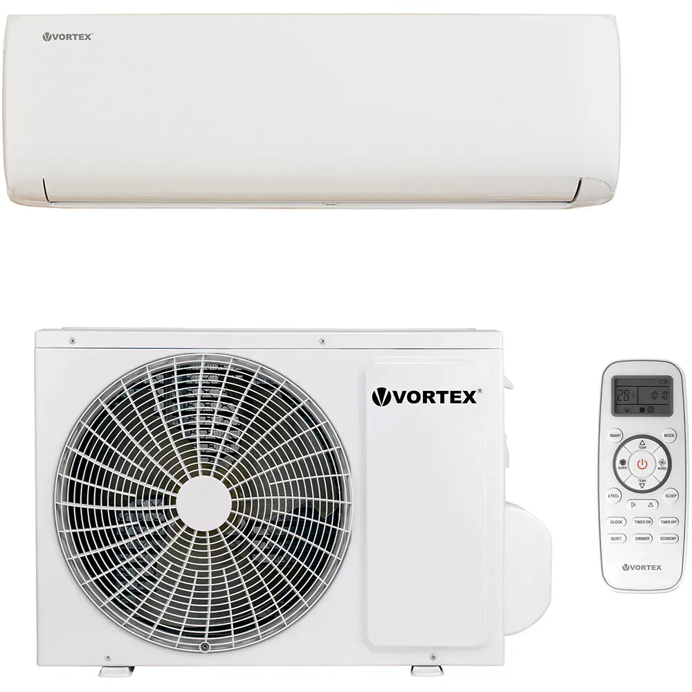 Vortex Aparat aer conditionat Aparat de aer condiționat Vortex VAI1226CLW, 12000 BTU, Inverter, Wi-Fi, 4D Air, A++/A+, încălzire, alb