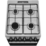 Electrolux Aragaz Electrolux, Gaz, 4 arzatoare, Aprindere integrata plita si cuptor, Siguranta plita si cuptor, Autocuratare catalitica, Grill electric, Rotisor, 50 cm, Inox