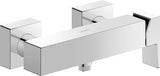 Duravit Baterie dus Duravit, Manhattan single lever shower mixer exposed installation, monocomanda, aparenta, cartus ceramic, levier lateral, crom