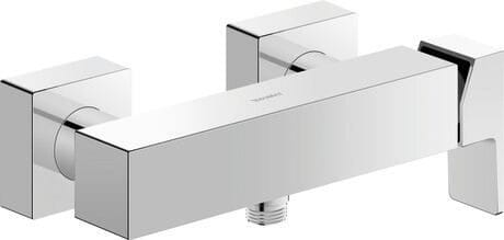 Duravit Baterie dus Duravit, Manhattan single lever shower mixer exposed installation, monocomanda, aparenta, cartus ceramic, levier lateral, crom