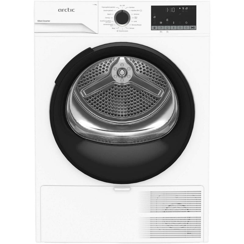 ARCTIC Uscator de rufe Uscator de rufe Arctic A2T28249W | 8kg, Pompa de caldura, 15 programe, Alb