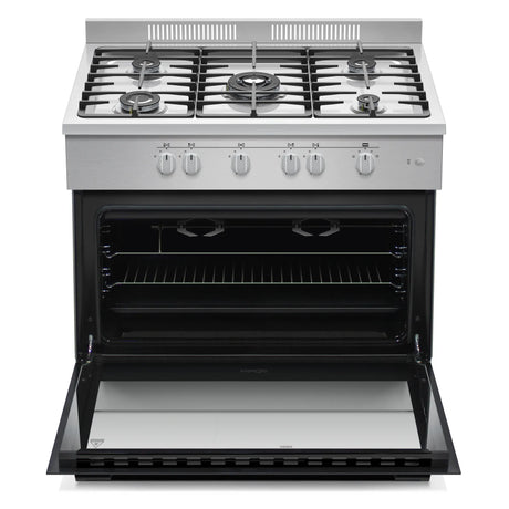 NobeLTek Cooking Aragaz Aragaz NobeLTek NLT SP6904IX/FE1 | 60x90cm, 5 Ochiuri, Cuptor Electric 110L, Inox