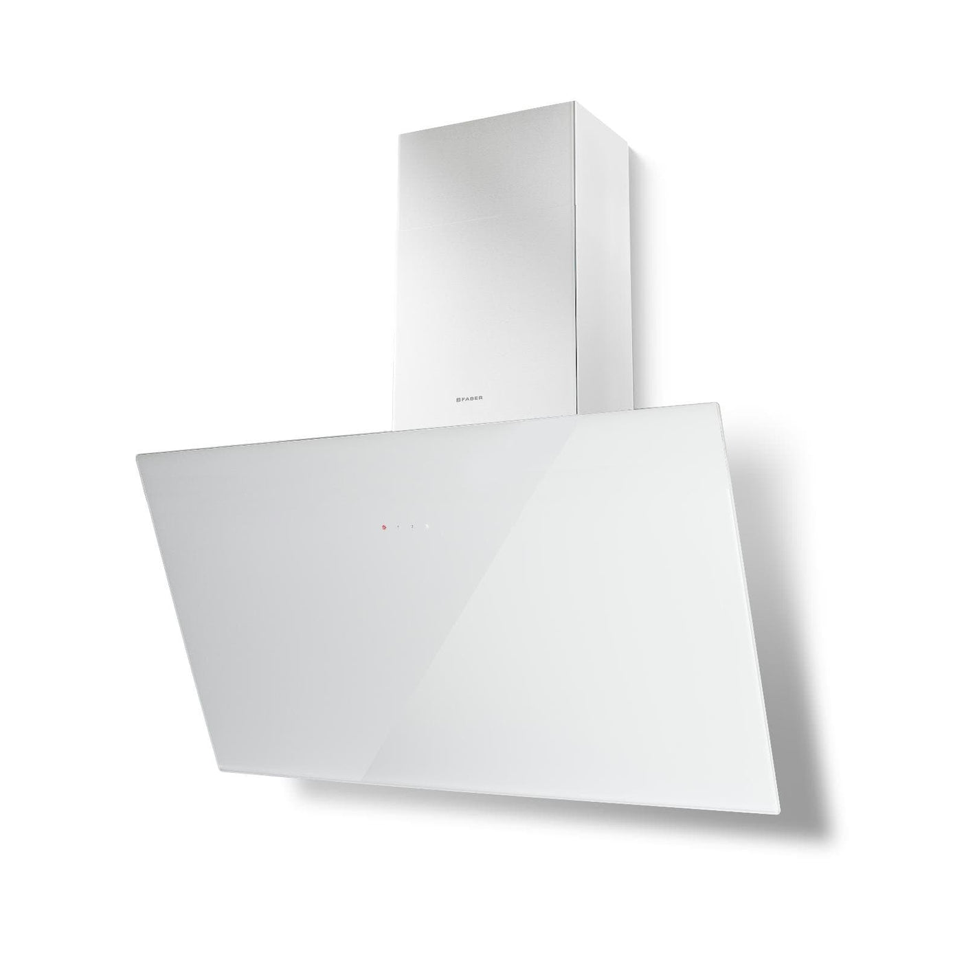 Faber B Hota decorativa, tangentiala, Faber, 80 cm, Touch, Alba, 1 motor, 700 m3h, 71 dB, filtru metalic, iluminare LED2, clasa C, 330.0529.667