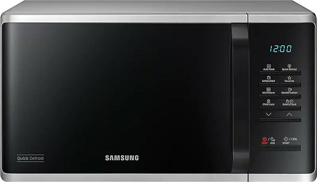 Samsung Cuptor cu microunde Samsung, 23l, 800W, Quick Defrost, Interior ceramic, Argintiu