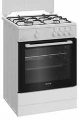 ARCTIC Aragaz Aragaz Arctic ABGM6600L | 4 Arzatoare, Cuptor Gaz, Alb, 60x60x85cm