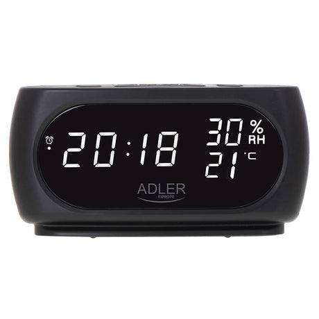 Adler Ceas Ceas Alarma Adler AD1186 | Afisare Temperatura, Umiditate, Display Digital