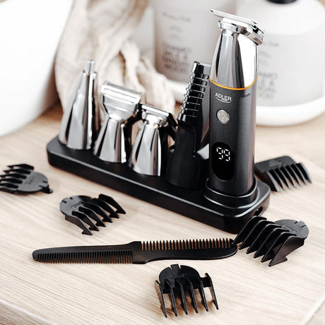 Adler Aparat de tuns Aparat de tuns Adler AD2946 | 5 in 1, Afisaj LED, Trimmer