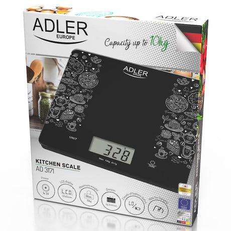 Adler Cantar de bucatarie Cantar Bucatarie Adler AD3171 | Sticla, Max 10kg