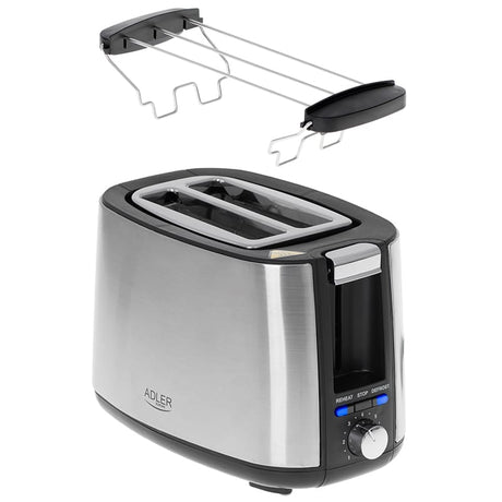 Adler Toaster Toaster Adler AD3214 | 900W, 7 Niveluri Rumenire
