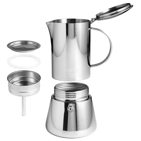 Adler Espressor automat Espressor Adler AD4419 | 350ml, 4 Cesti, 800W, Negru