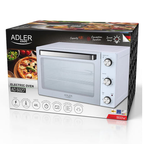 Adler Cuptor electric Cuptor Electric Adler AD6027 | 48L, 1800W, Timer, Convectie