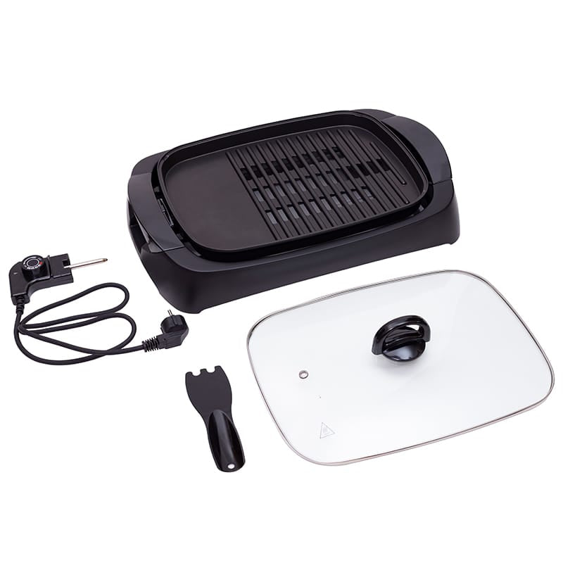 Adler Grill electric Grill Electric Adler AD6610 | 3000W, Cu Capac, Negru