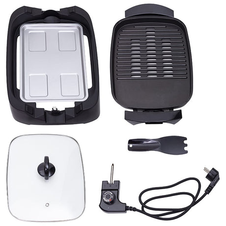 Adler Grill electric Grill Electric Adler AD6610 | 3000W, Cu Capac, Negru